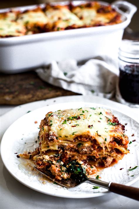 Spinach And Beef Lasagna — My Diary Of Us