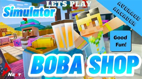 Lets Play Minecraft Boba Shop Simulator Youtube