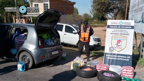 Secuestran ropa neumáticos y hojas de coca Comunicación Tucumán