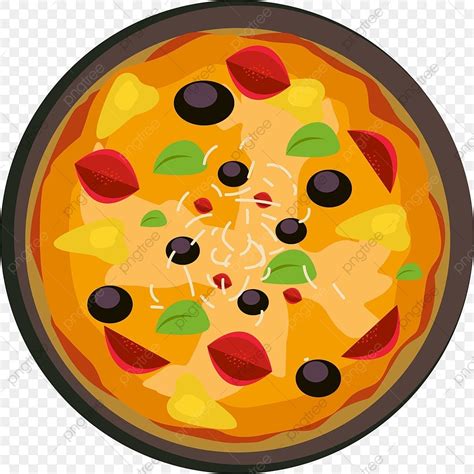 Delicious Pizza Clipart Transparent Background Delicious Pizza Vector