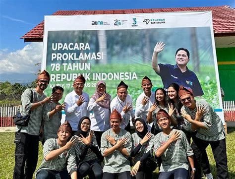 Relawan Bakti Bumn Jalankan Program Sosial Kemasyarakatan Di Lokasi