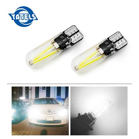 X Car Led Newest W W Led T Cob Glass Car Light Led Filament