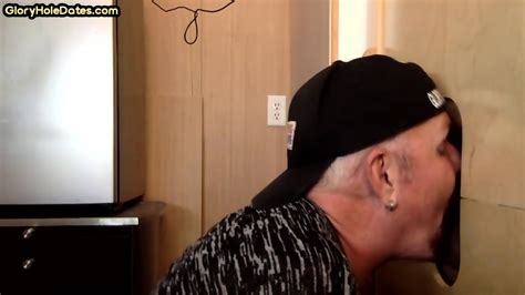 Cum Swallow Amateur DILF Sucks BFs Cock In Gloryhole At Home