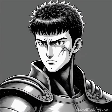 Guts Profile In Studio Ghibli Style Stable Diffusion Online