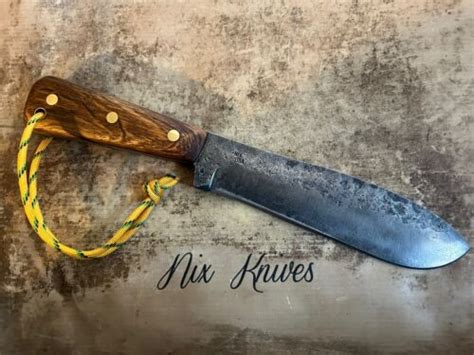 Nix Knives Bushcraft Heavy Camp Chopper Knife 5160 Steel Brazilian