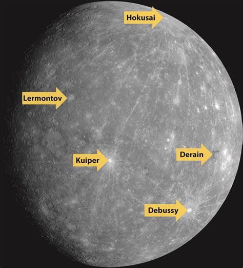 Mercury Planet Surface Features