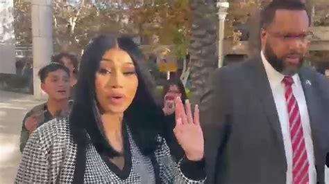 Fan Asks Cardi B to High School Homecoming Dance as She Leaves Court