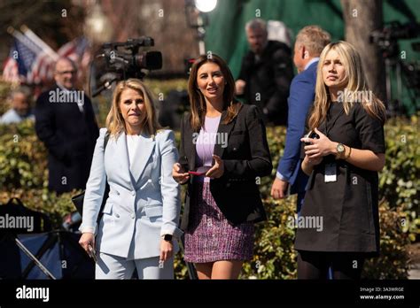 Alina Habba, Counselor to the President speaks to the media at the