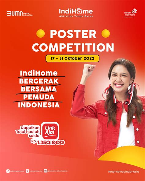 Poster Competition Indihome Bergerak Bersama Pemuda Indonesia Ipol Id