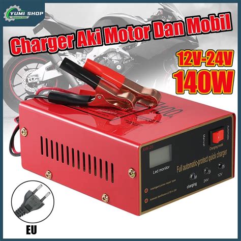 Jual Charger Aki Motor Mobil Otomatis Accu Kering Dan Basah Lead Acid