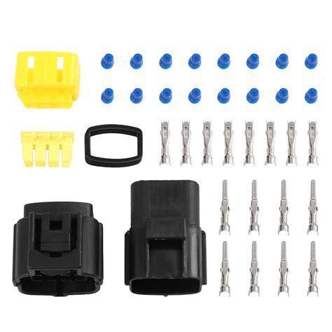 8 Pins Way Car Waterproof Automotive Electrical Connector Sockets Terminal Set