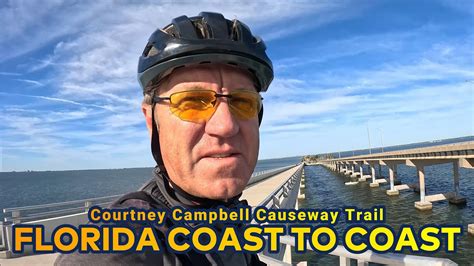 Florida Coast To Coast Trail Riding The Courtney Campbell Causeway