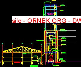 Silo Dwg Projesi Autocad Projeler