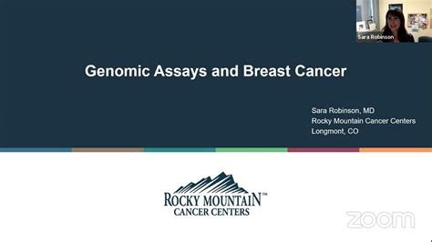 Genomic Assays And Breast Cancer Youtube