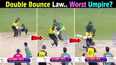 Cricket Ball Double Bounce In Pitch Law Pakistan Vs Australia Icc