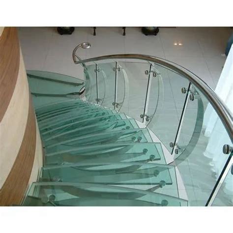 Plain Glass Curve Bending Toughened Glass Thickness Available In 4