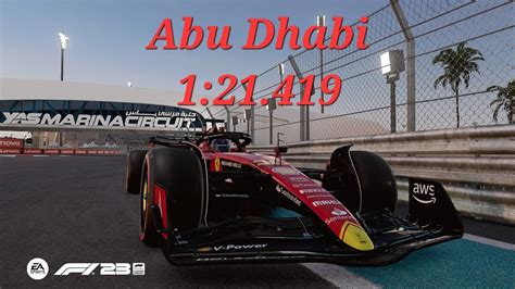 F Abu Dhabi Yas Marina Circuit Time Trial Hot Lap