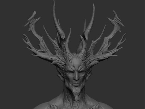 forest demon portrait image dominus infernus indiedb