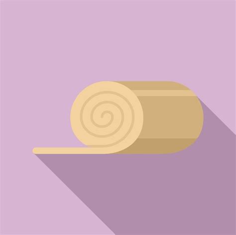 Icono de aislamiento de sauna ilustración plana del icono de vector de