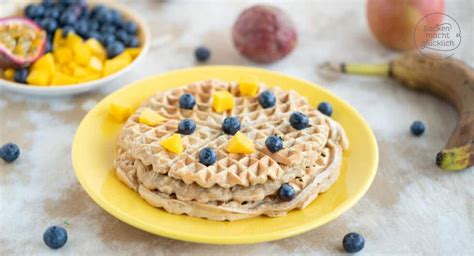 Gesunde Waffeln Backen macht glücklich