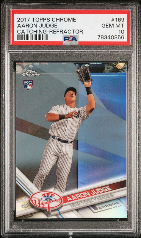 Topps Chrome Aaron Judge Refractor Psa Myslabs