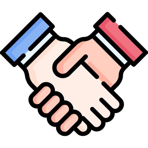 Shake hands Special Lineal color icon