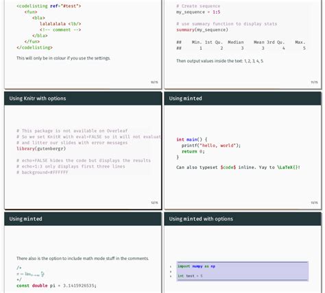 Typesetting Code In Latex Latex Ninja Ing And The Digital Humanities