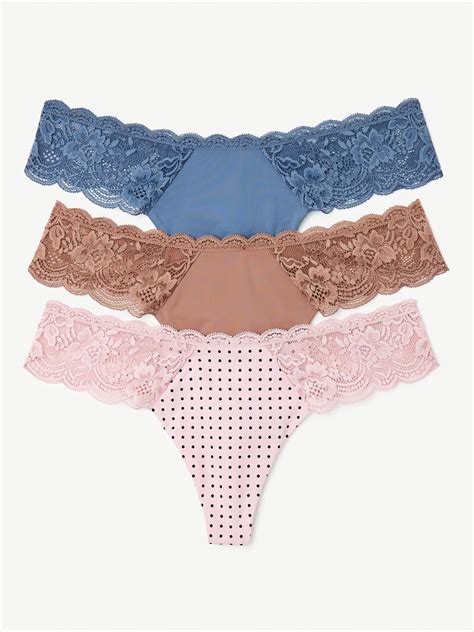 Shop Joyspun Women S Thong Panties Pack Sizes Xs To Xl Great