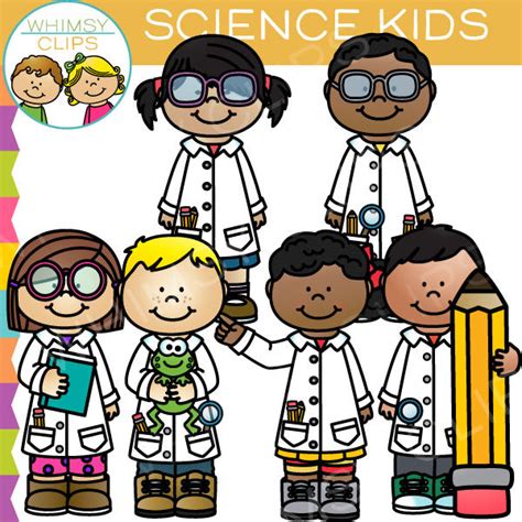 Science Kids Clip Art , Images & Illustrations | Whimsy Clips