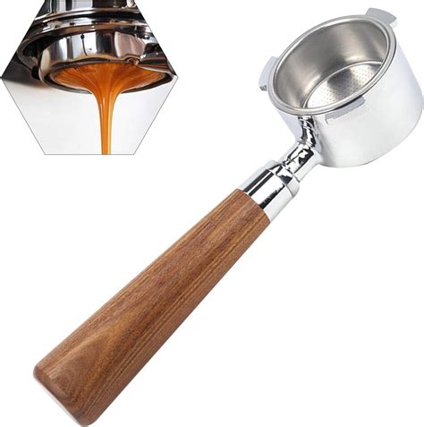 51mm Bottomless Portafilter Stainless Steel Reusable Coffee Naked