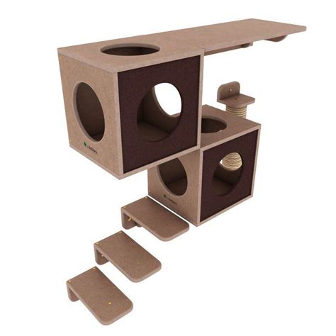 Conjunto Persa De Playground Para Gatos Itens Linha Ecol Gica