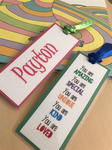 Bookmarks For Kids Customized Bookmarks Custom Bookmarks Cute