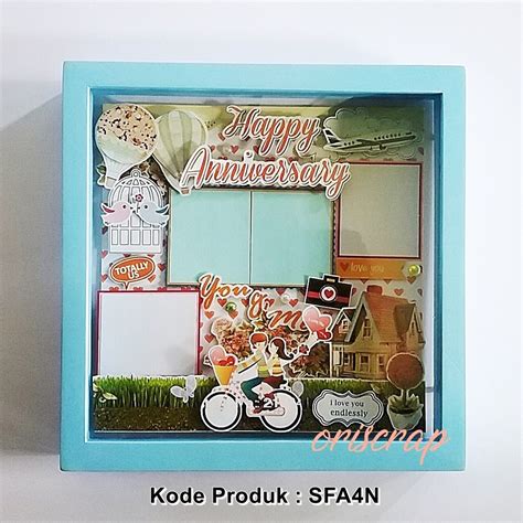 Jual Pigura D Anniversary Scrapframe Anniversary Terbaik Kado