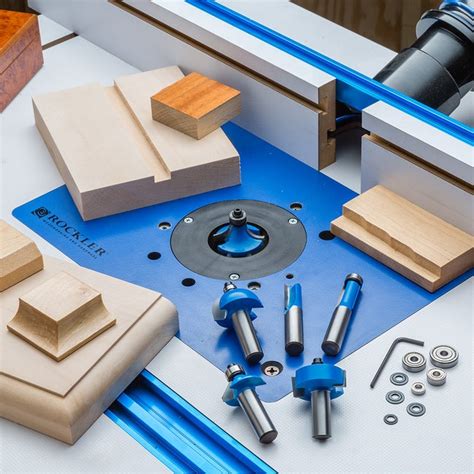 Rockler 6 Piece Router Bit Set 12 Shank Rockler Woodworking And