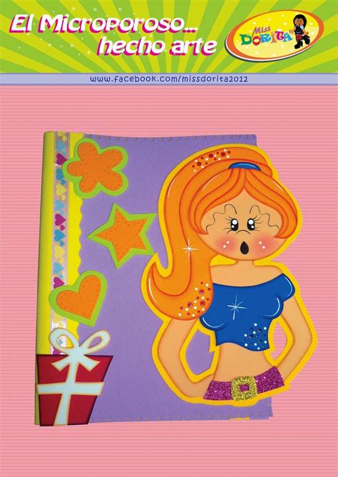 Miss Dorita Cuadernos decorados para niños Manualidades Miss dorita