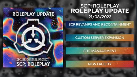 SCP Roleplay Roleplay Update Announcement Trailer YouTube