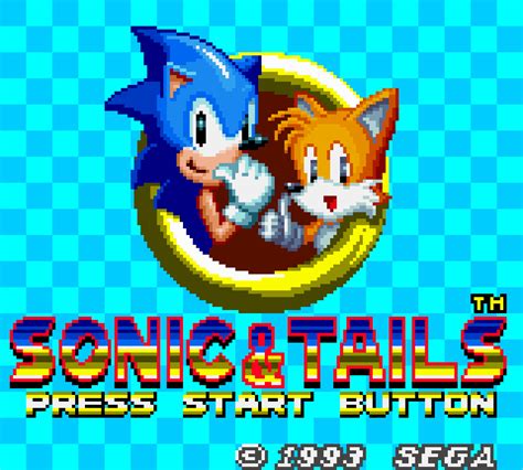 Pixilart Sonic And Tails Title Screen By I Like Sonic 91