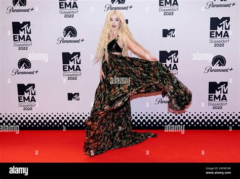 Ava Max Attending The Mtv Europe Music Awards 2022 Held At The Psd Bank