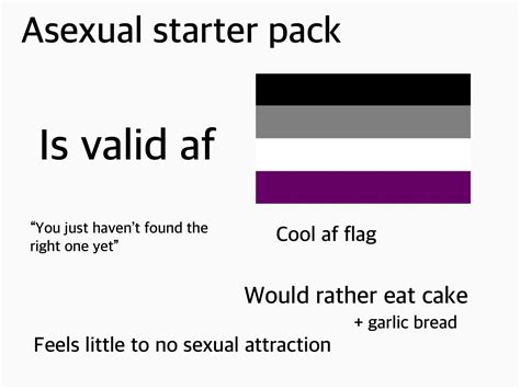 The Asexual Starter Pack R Aaaaaaacccccccce