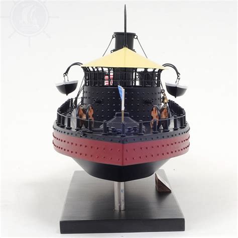 Handcrafted Uss Monitor Model Warship Shopteli