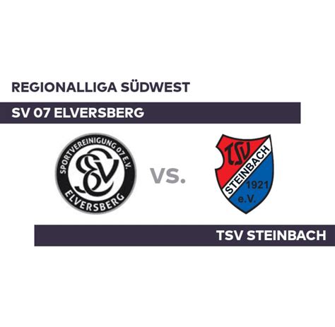 Sv Elversberg Tsv Steinbach Elversberg Auf Aufstiegskurs