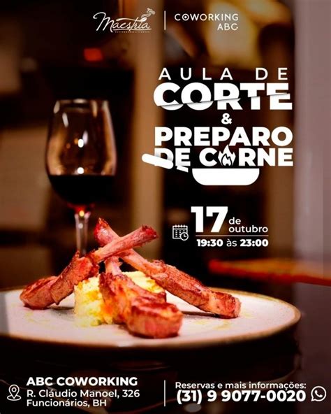 Aula Corte E Preparo De Carnes Maestria Gourmet Em Belo Horizonte Sympla