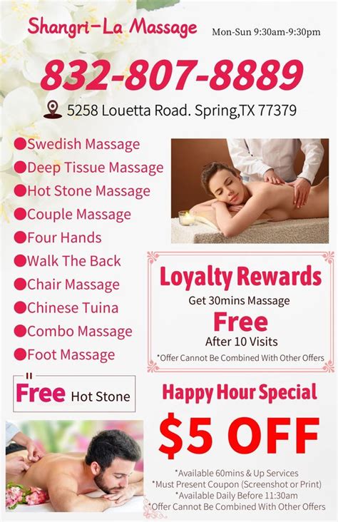 Shangri La Massage Spring Roadtrippers