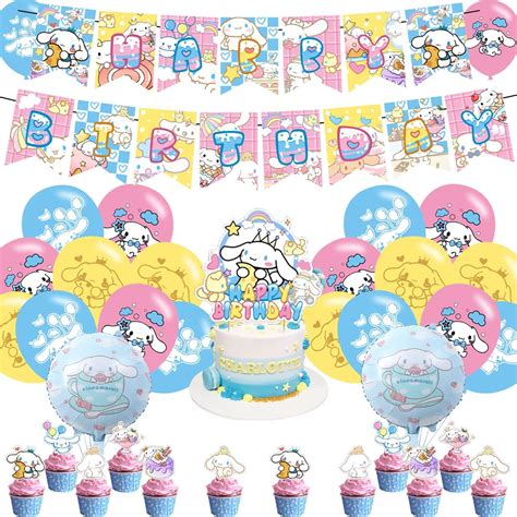 Cinnamoroll Decoraci N Para Fiesta De Cumplea Os Cinnamoroll Incluye