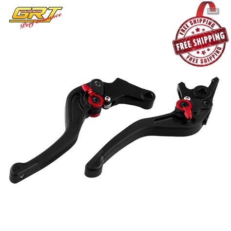 Cnc Aluminum Brake Clutch Levers Set Short Adjustable Motorcycle Lever