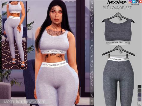 Pretty Little Thing Lounge Set Sims 4 Mods Clothes Sims 4 Clothing