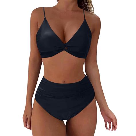 Gdreda Bikini Set Women High Waisted Bikini Sexy Push Up Two Piece