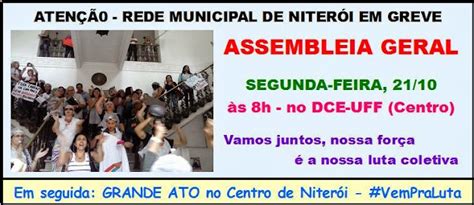 SEPE Niterói 21 10 Assembleia da Rede Municipal de Niterói