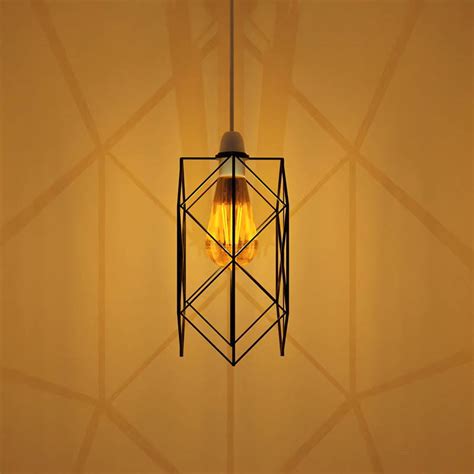 Black Wire Lamp Shade Modern Metal Wire Cage Ledsone Uk Ltd