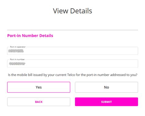 Submitting The Mobile Number Porting MNP Request VIVIFI